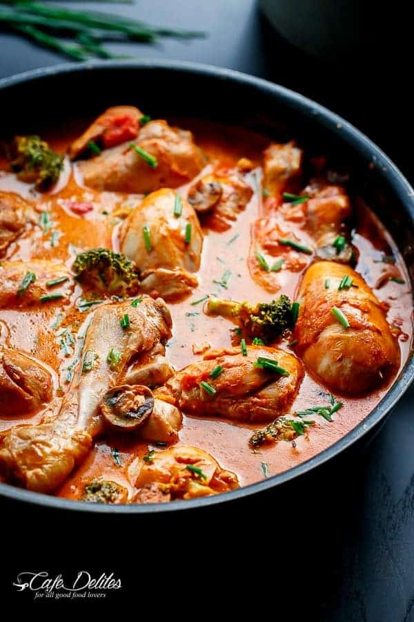 Creamy Tomato Chicken Drumsticks: Your Go-To Hearty Weeknight Meal
